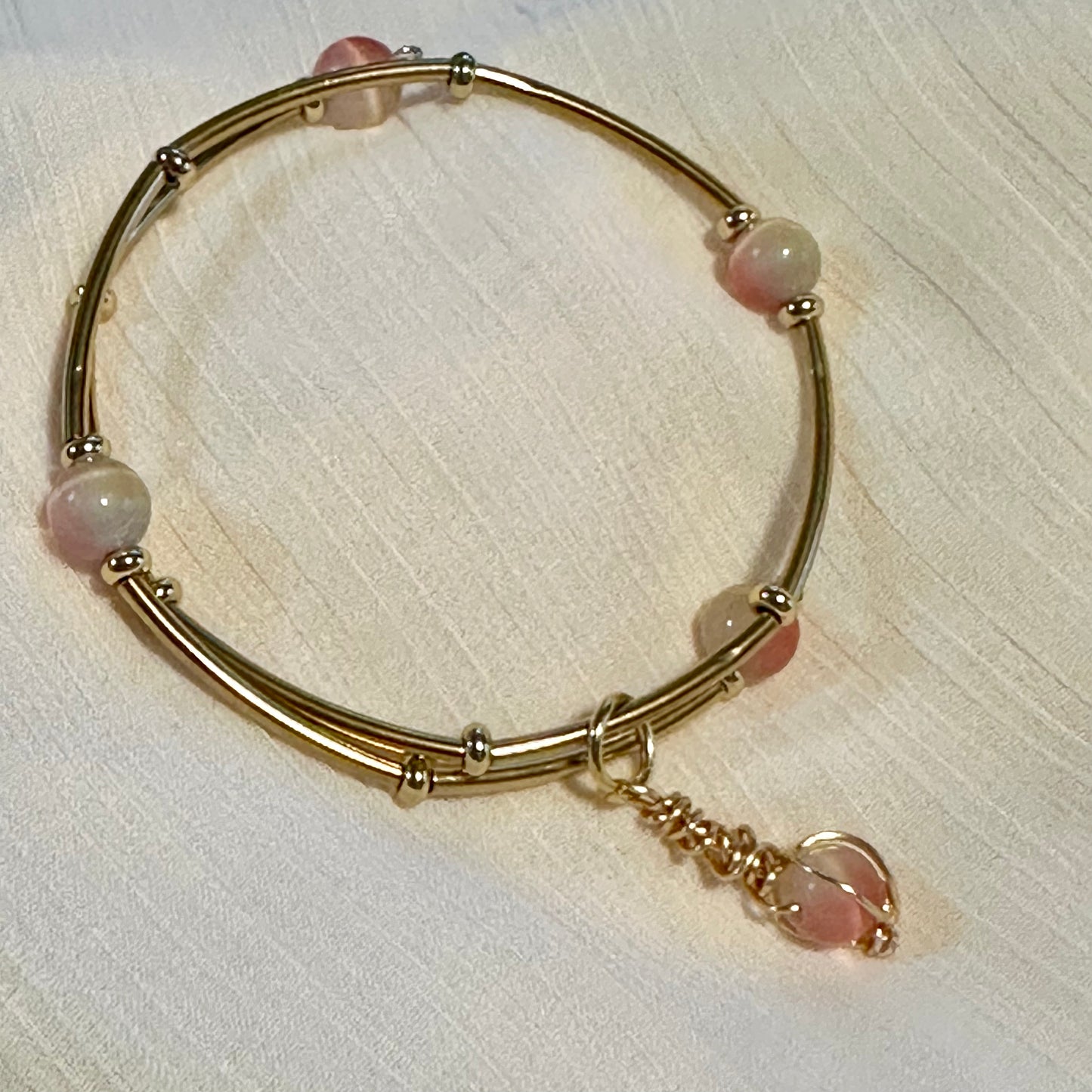 Green Opal Handmade Bangle