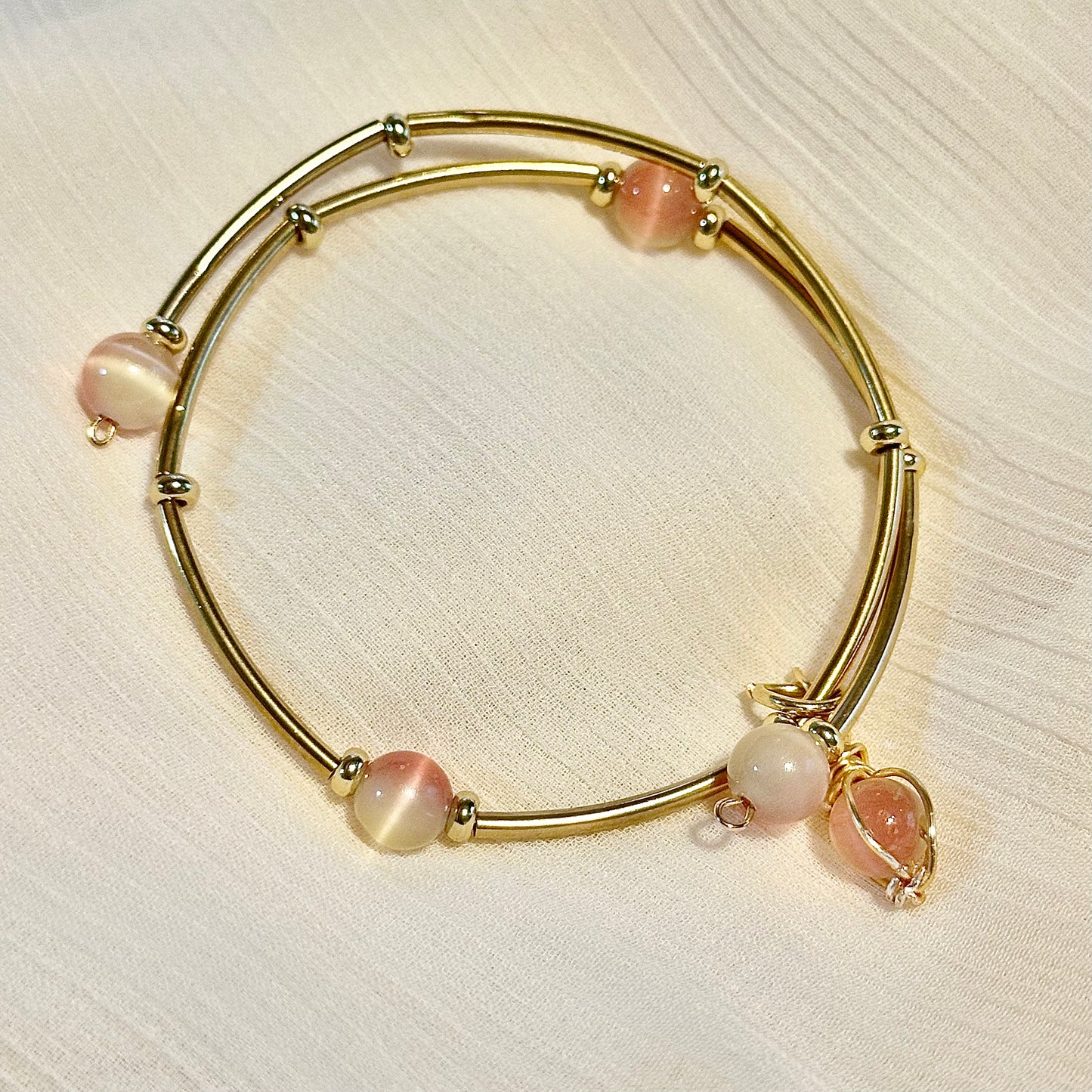 Green Opal Handmade Bangle