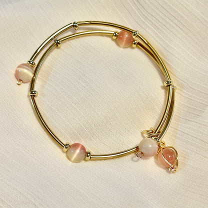 Green Opal Handmade Bangle