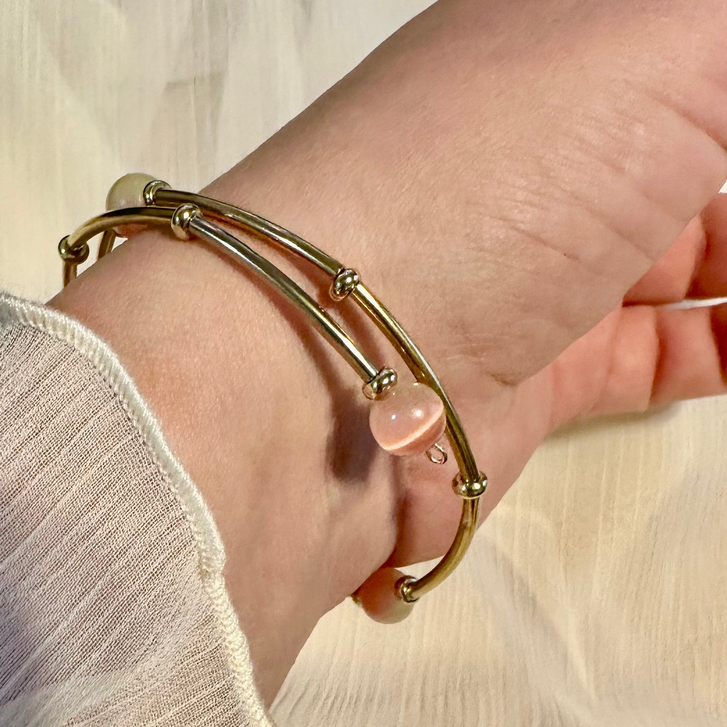 Green Opal Handmade Bangle