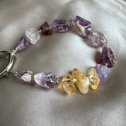 Garden Amethyst & Citrine Phone Charm