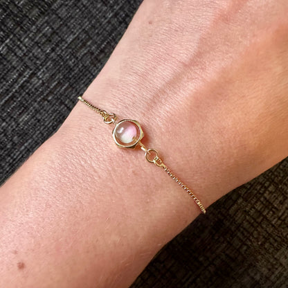 Aurora Green Opal Bracelet | Adjustable Stainless Steel