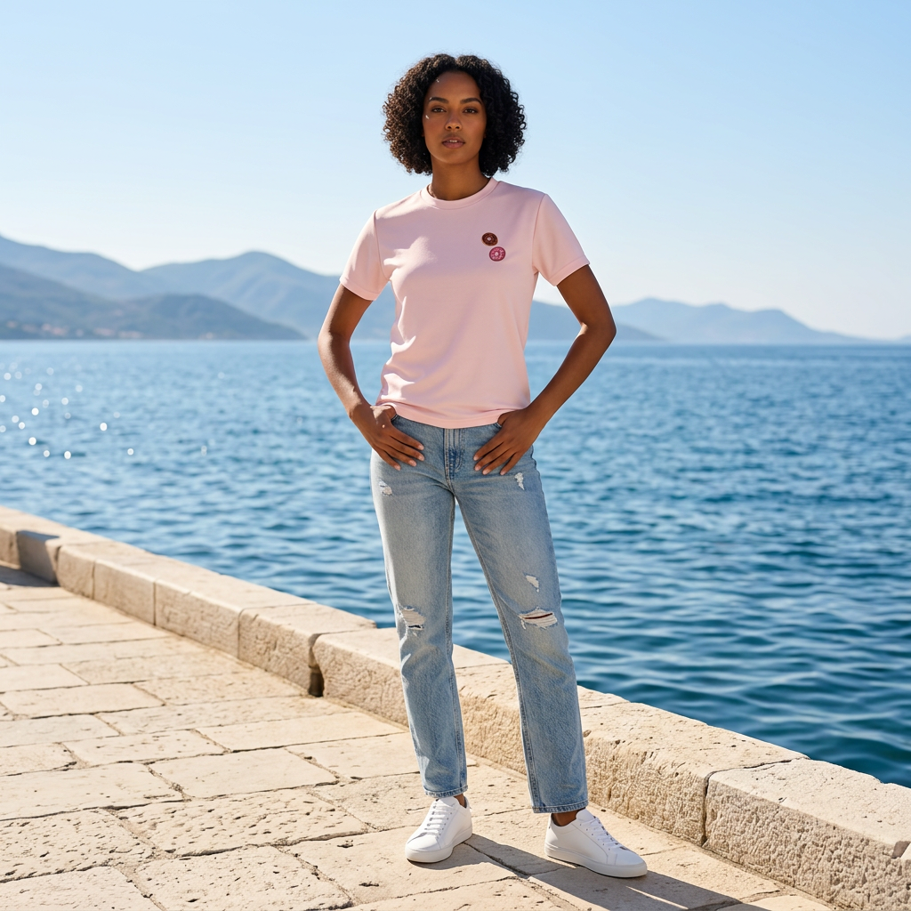 Mini Donuts Dry T-Shirt | Pink | Kids
