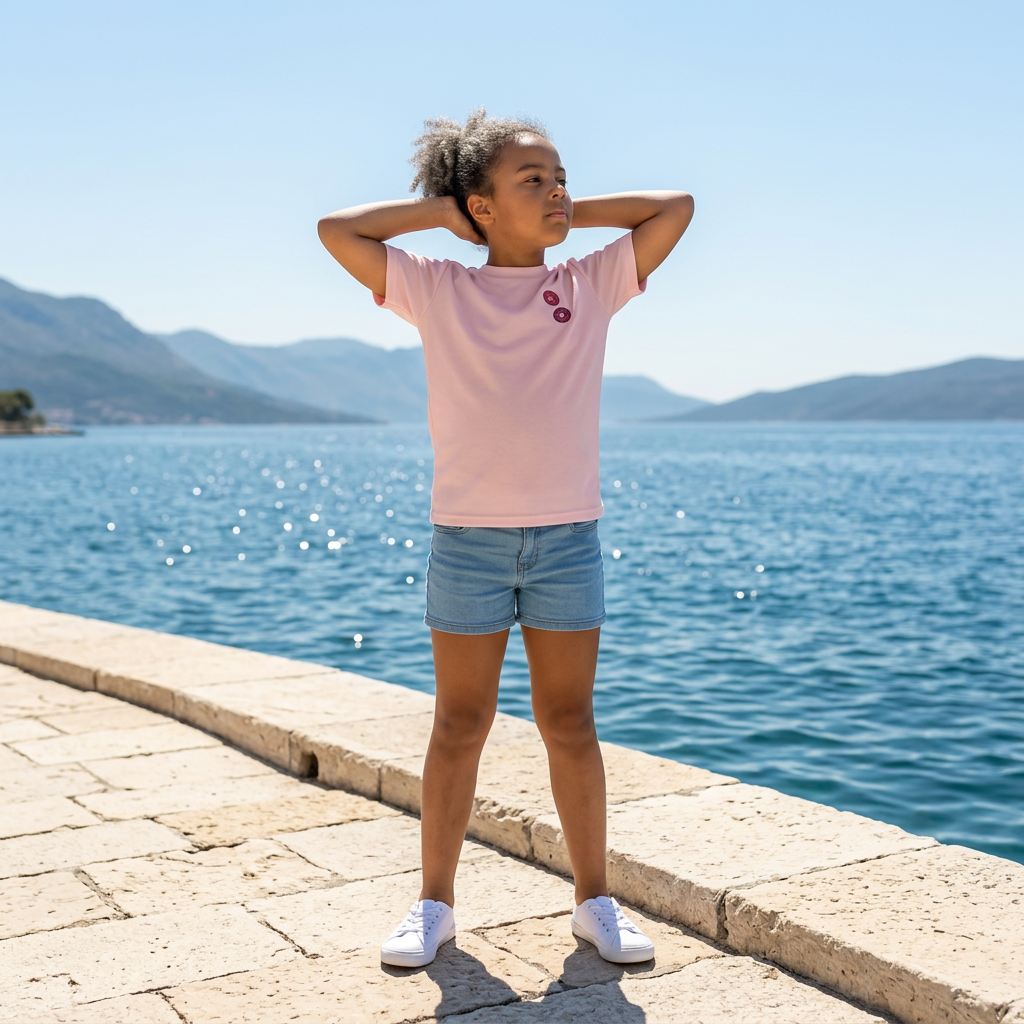 Mini Donuts Dry T-Shirt | Pink | Kids
