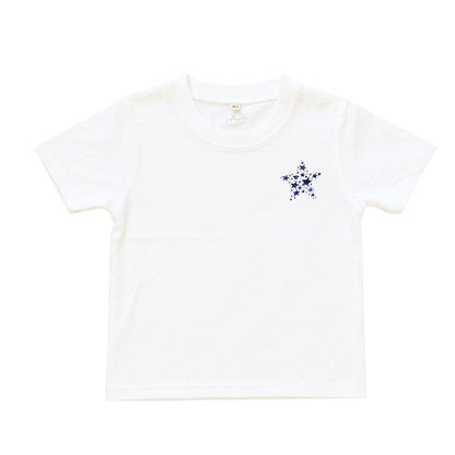 Baby Cotton T-Shirt – Minimalist Star | Shoulder Snap Buttons