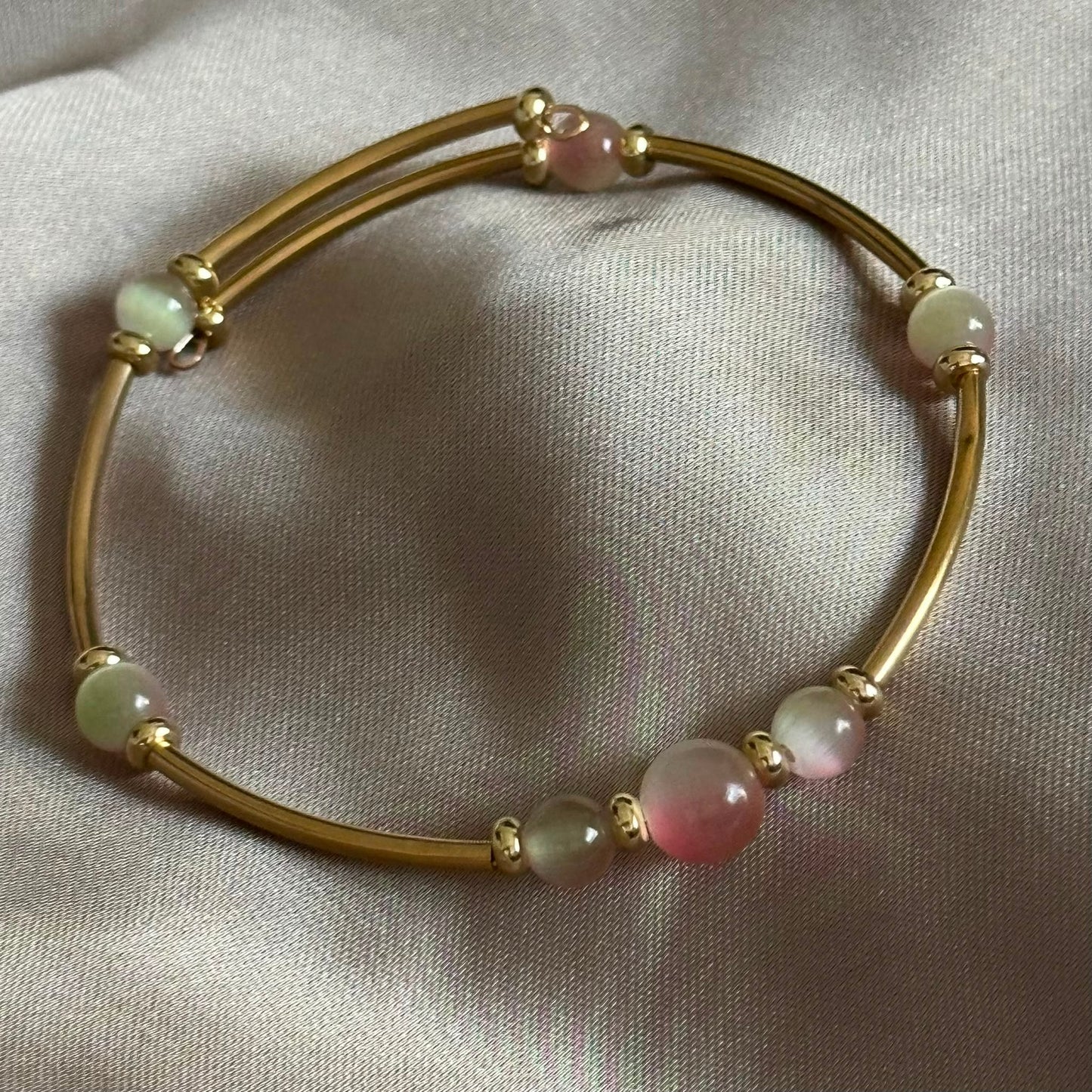 Northern Lights — Natural Opal Bangle