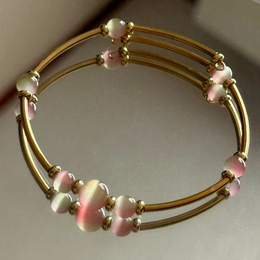 Northern Lights — Natural Opal Bangle